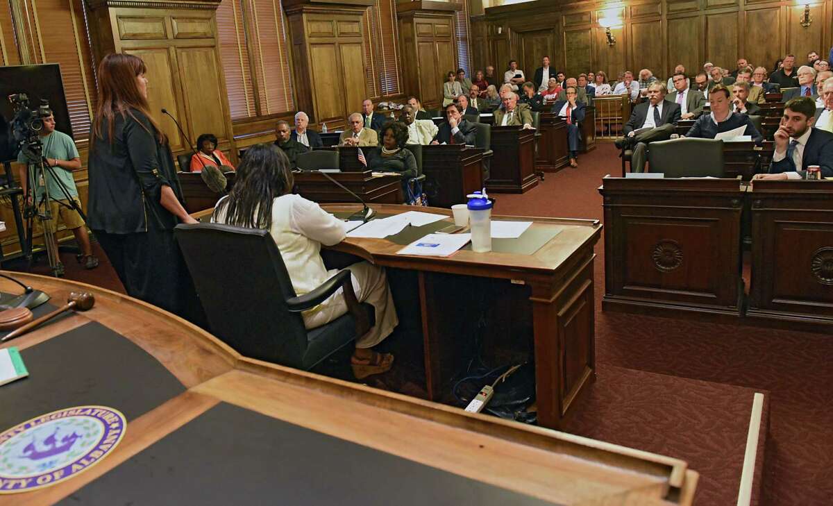 The Albany County Legislature meet at the Albany County Courthouse on Monday, June 10, 2019 in Albany, N.Y. (Lori Van Buren/Times Union)