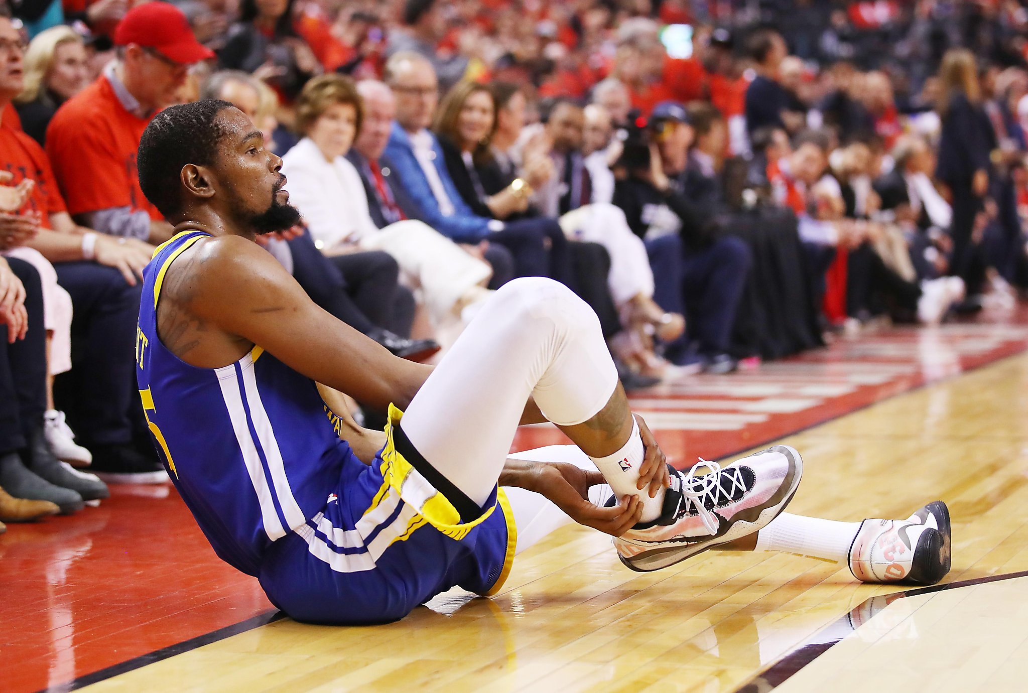 Here's the play Kevin Durant injured his Achilles on in Game 5 of NBA