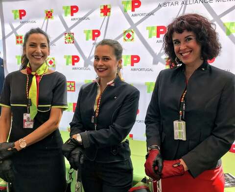 Tap Air Portugal Takes Off For Lisbon Photos Sfgate