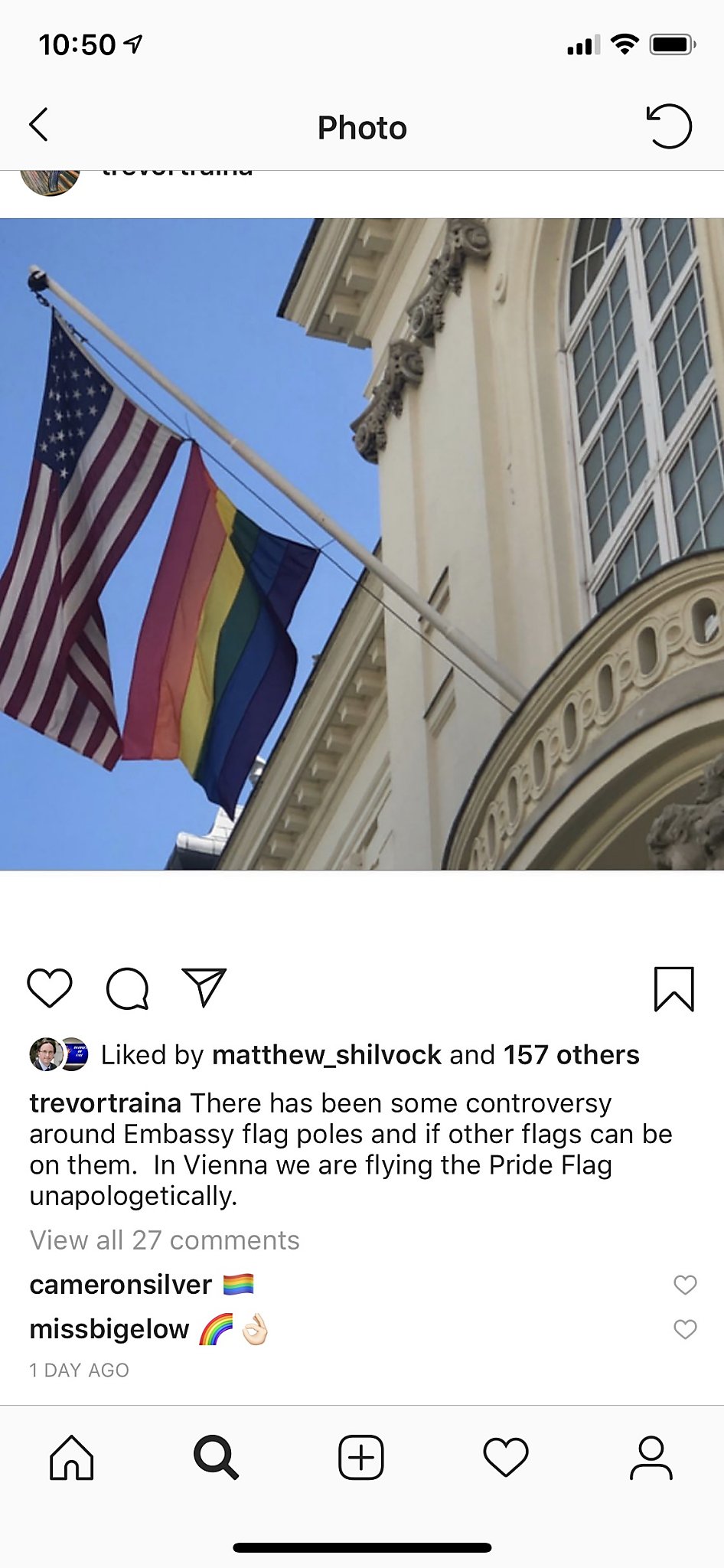 Cheering The Red White And Blue And Green Purple Yellow