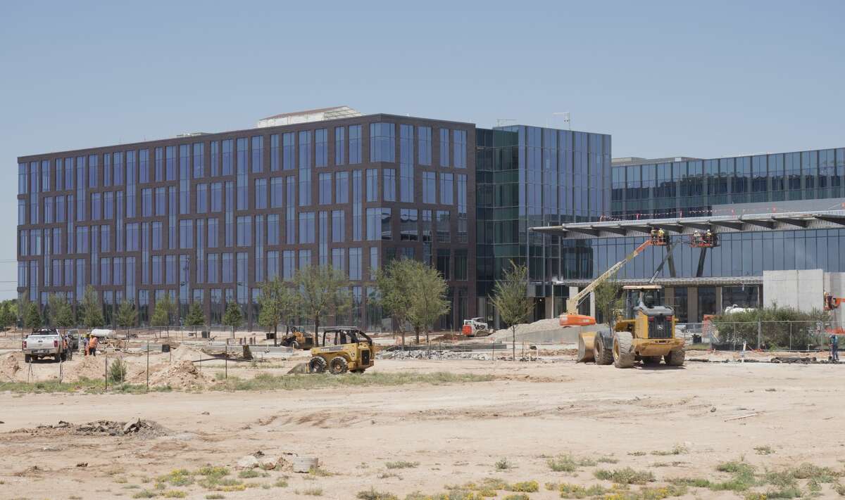 Construction continues 06/11/19 on the building Anadarko was planning for their Permian Basin headquarters. Tim Fischer/Reporter-Telegram