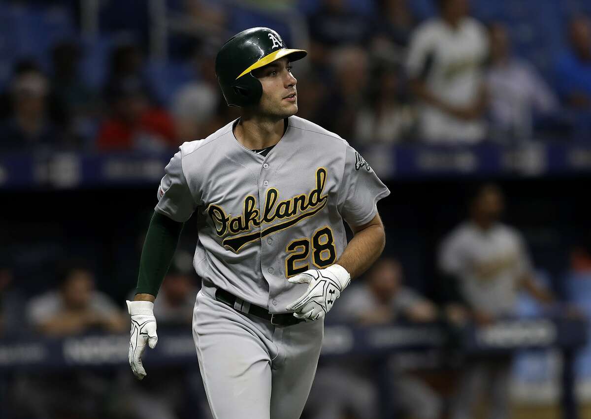 A’s get homers from Matt Olson, Davis, back at .500