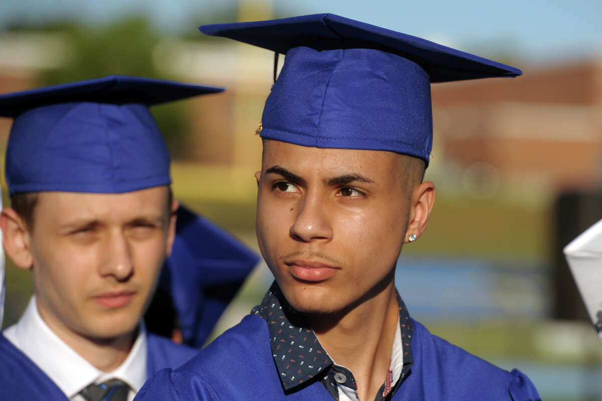 Graduation for the Bunnell High School Class of 2019, in Stratford, Conn. June 11, 2019.