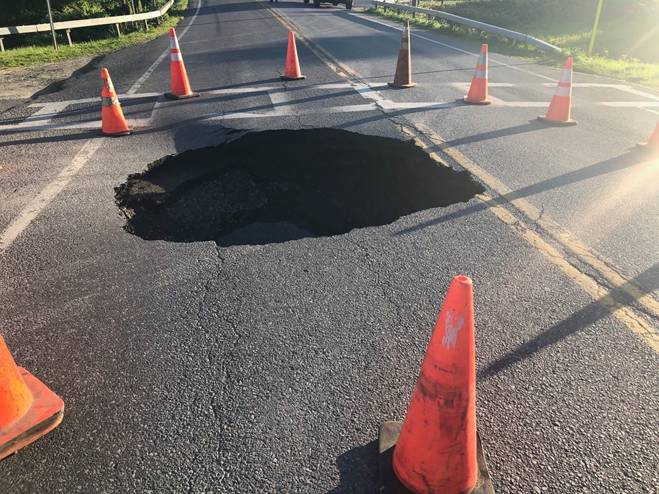 See The Sinkhole That Closed A Washington County Street