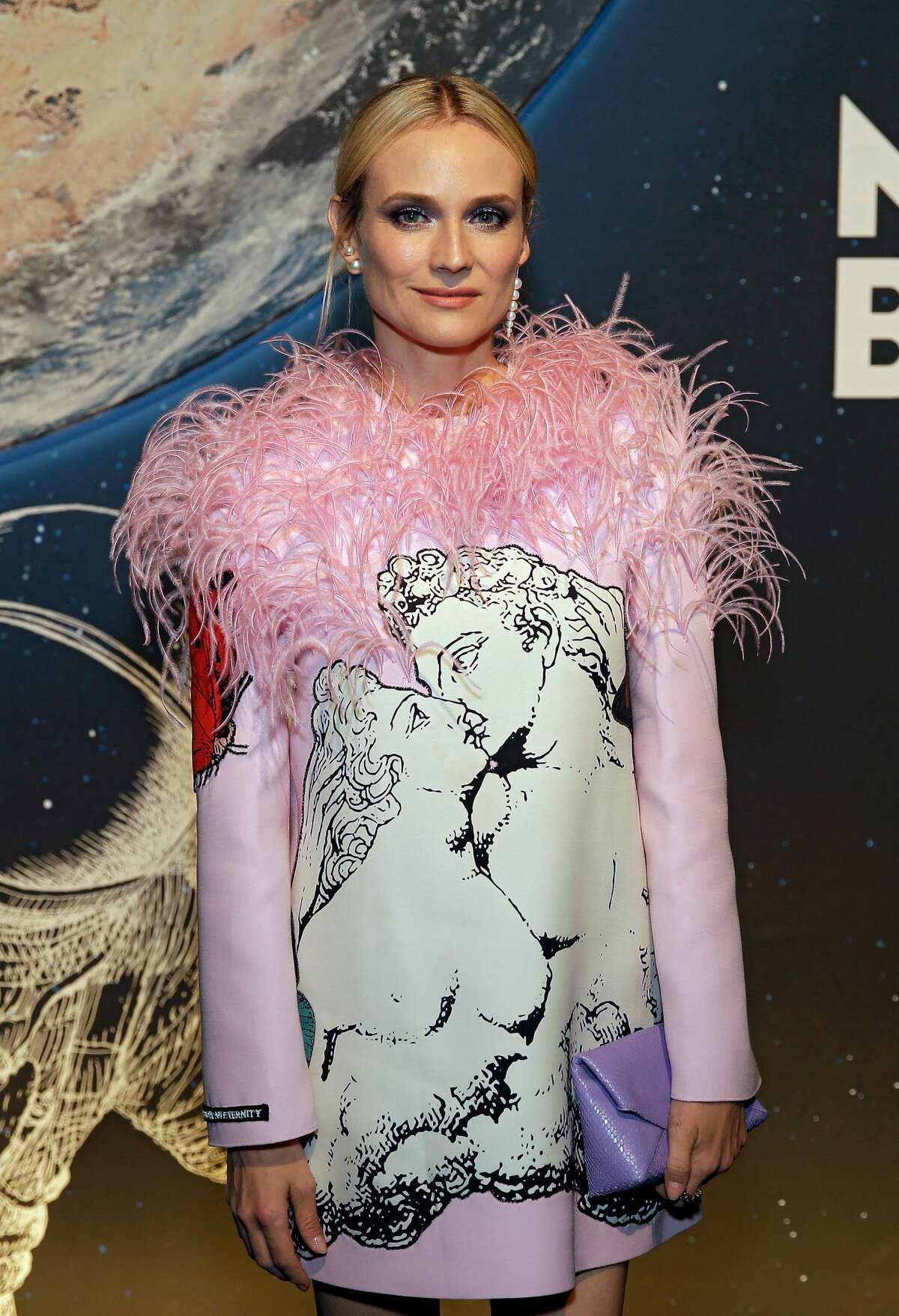 Diane Kruger at the Montblanc StarWaker Event celebrating the 50th anniversary of the moon landing at the Lone Star Flight Museum.