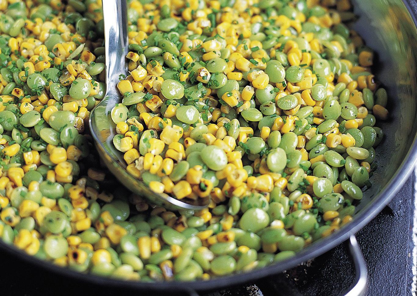 Recipe Lima Bean and Roasted Corn Succotash