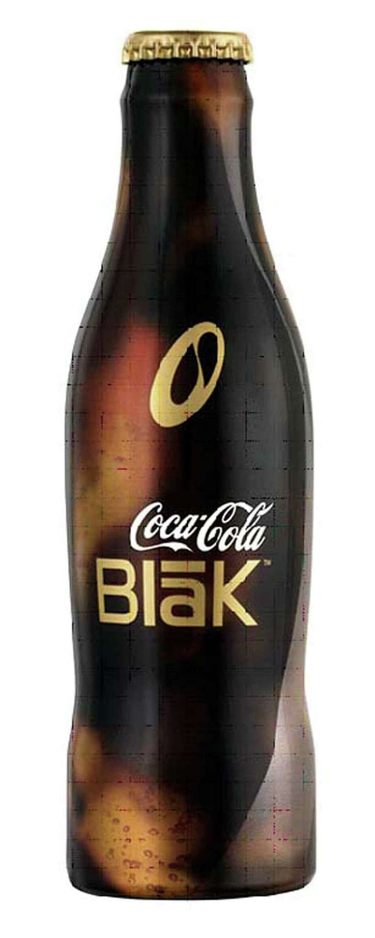 This handout photo received 08 December 2005 shows the new Coca-Cola product called Coca-Cola Blak.