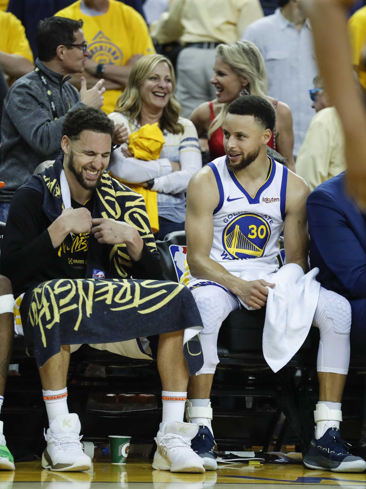 Steph Curry, Klay Thompson on whether Kevin Durant is Splash Brother