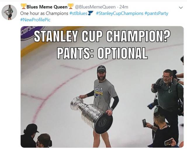 The best Blues memes from the Stanley Cup championship.