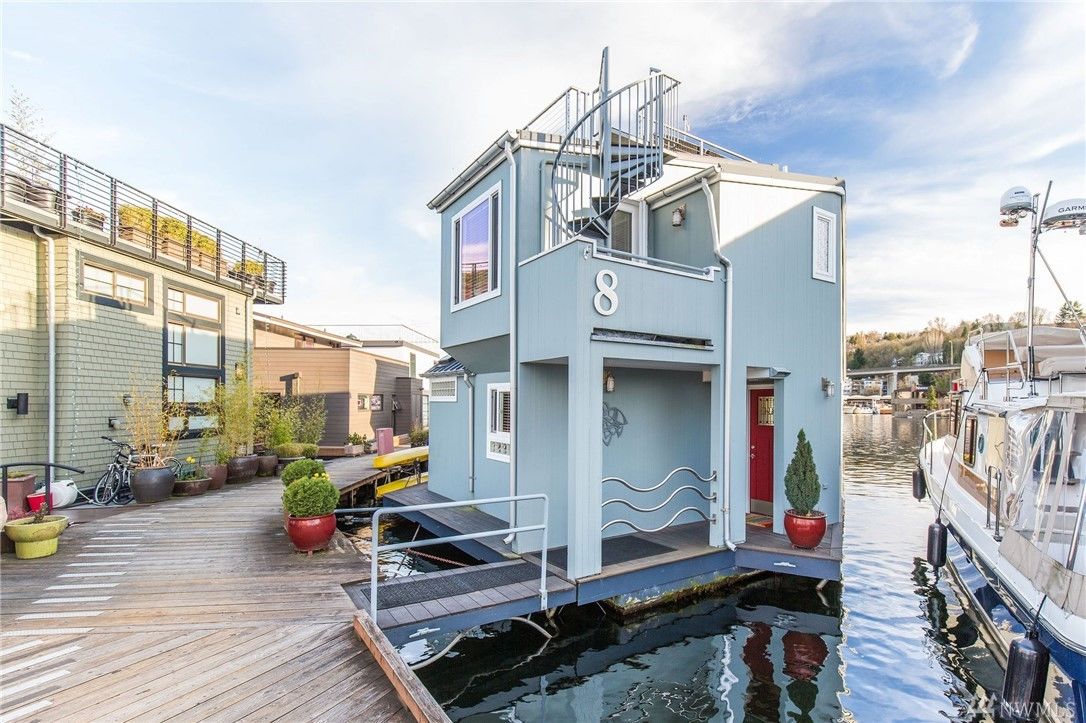 Soak up the sun with this houseboat on Portage Bay for almost 1.4 million
