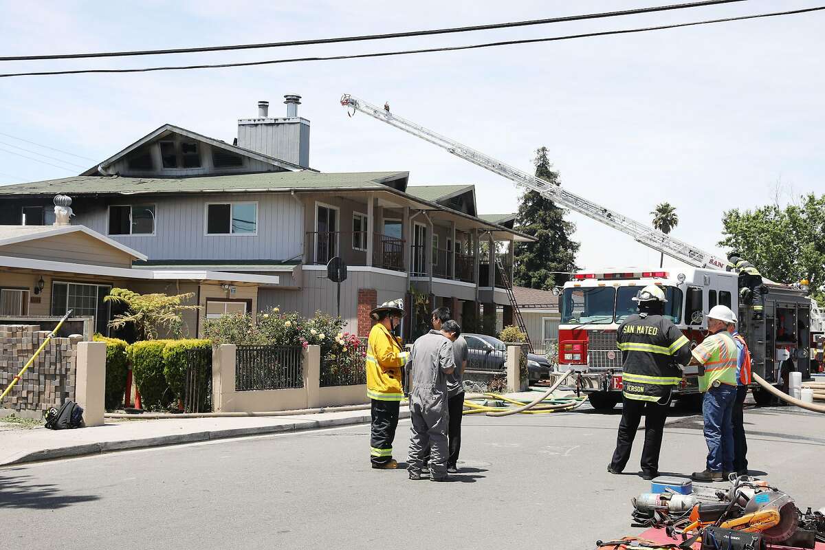 House fire in San Mateo shuts down Hwy. 101 exit ramp