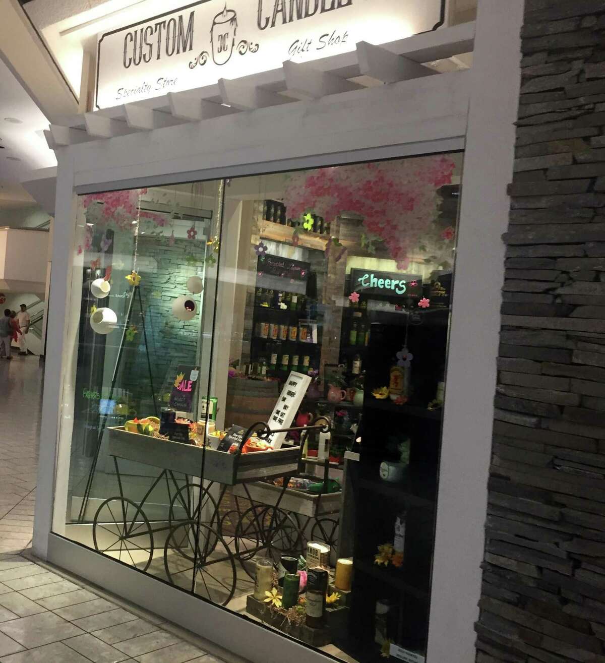Custom Candle Co. opened its store at Stamford Town Center in April 2019.