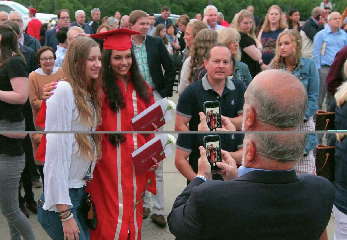 Pomperaug High School's Commencement Ceremony in Southbury, Conn., on Thursday June 13, 2019.