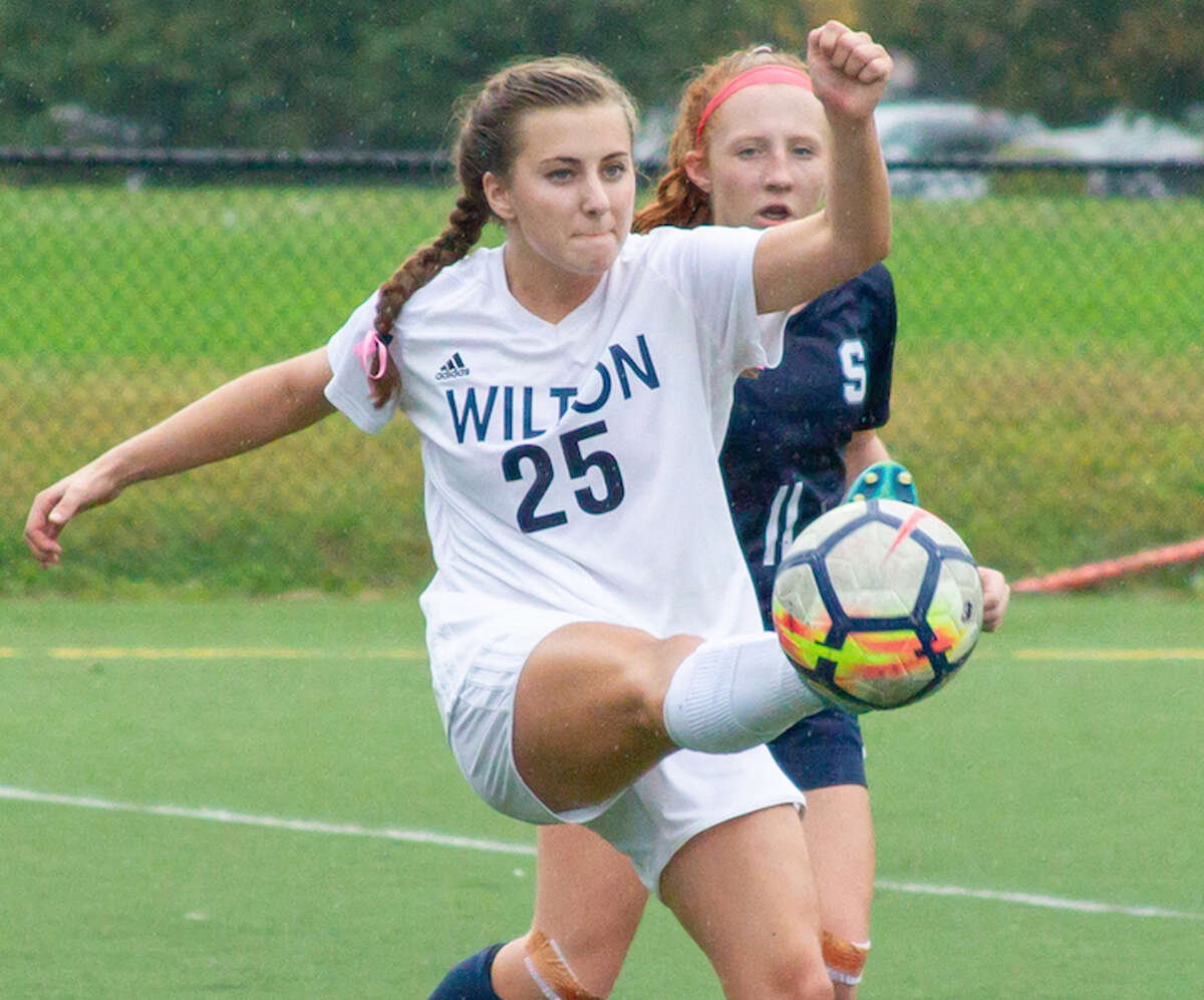 Libby Connolly and the Wilton High girls soccer team have shut out their last four opponents. - GretchenMcMahonPhotography.com