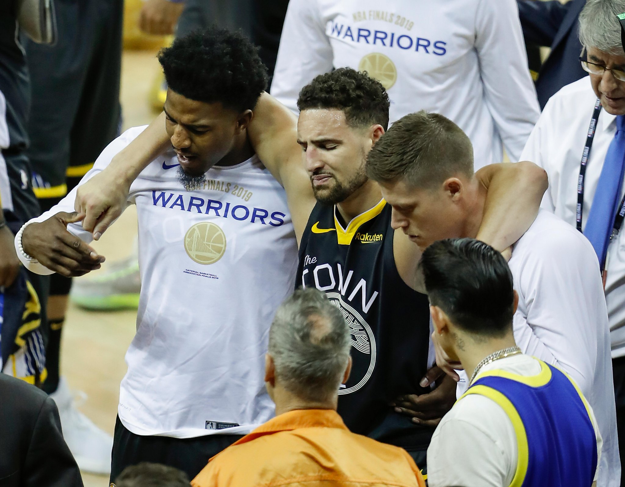 Warriors fans are blaming injuries for NBA Finals loss, as they