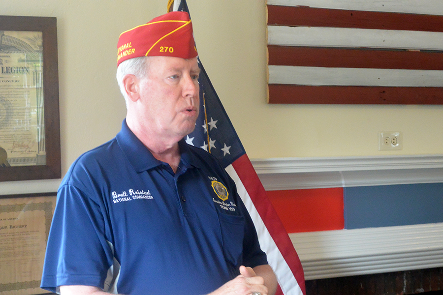 National Commander visits American Legion post