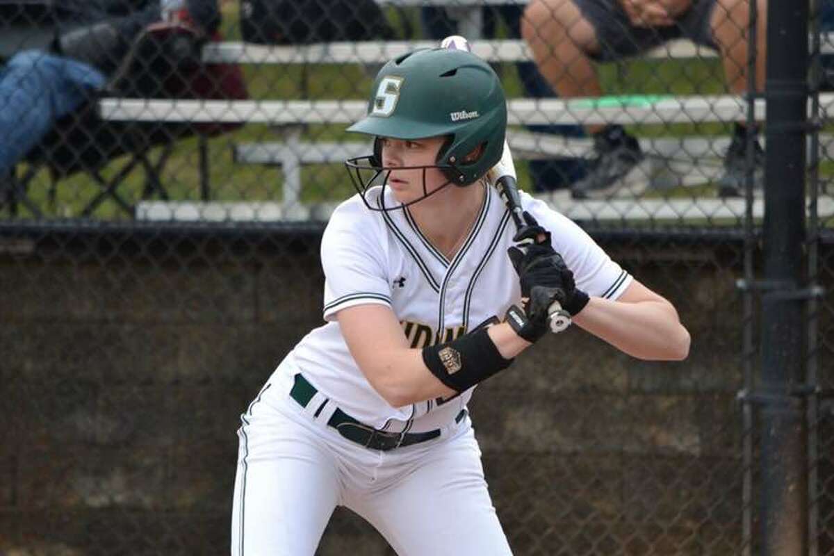 Lizette Roman-Johnston ended a tremendous career with the Skidmore College softball team by being named to the National Fastpitch Coaches Association (NFCA) All-Northeast Region First Team. — Skidmore Athletics photo