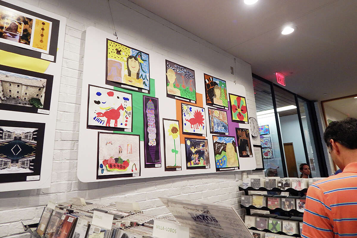 Artwork by Wilton High Schools students.