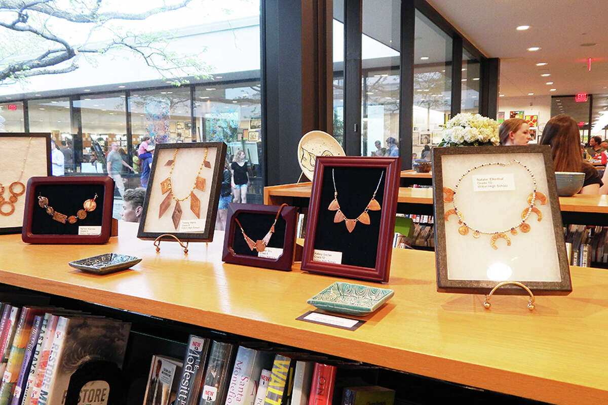 Jewelry by Wilton High School students.