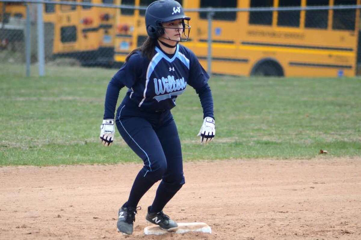 Hannah Lifrieri had two hits, including a double, and two RBI in the Wilton softball team's win over Fairfield Warde on Monday. — J.B. Cozens photo