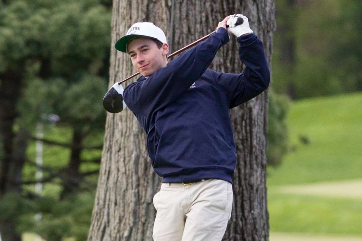Junior captain Devon Filaski returns as the Wilton High boys golf team's number-one player this season. — GretchenMcMahonPhotography.com