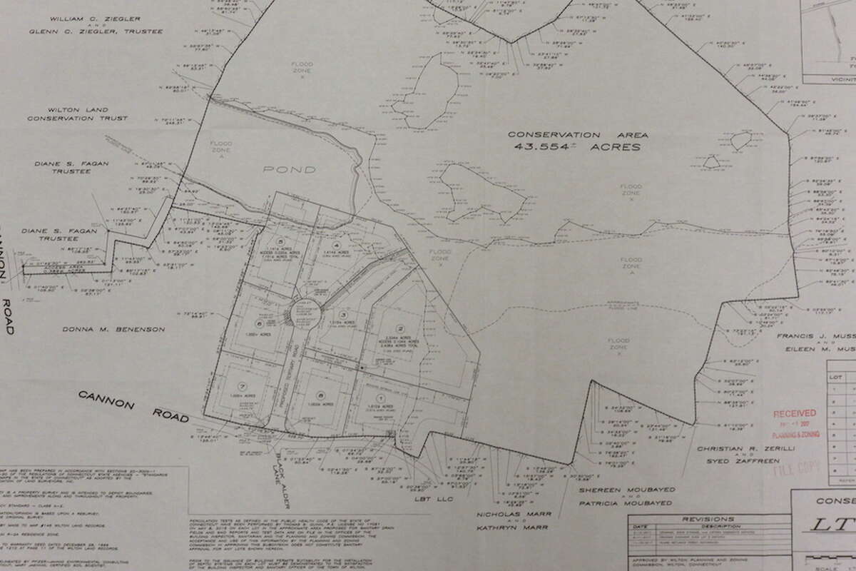 Map details plan for Cannon Road subdivision.
