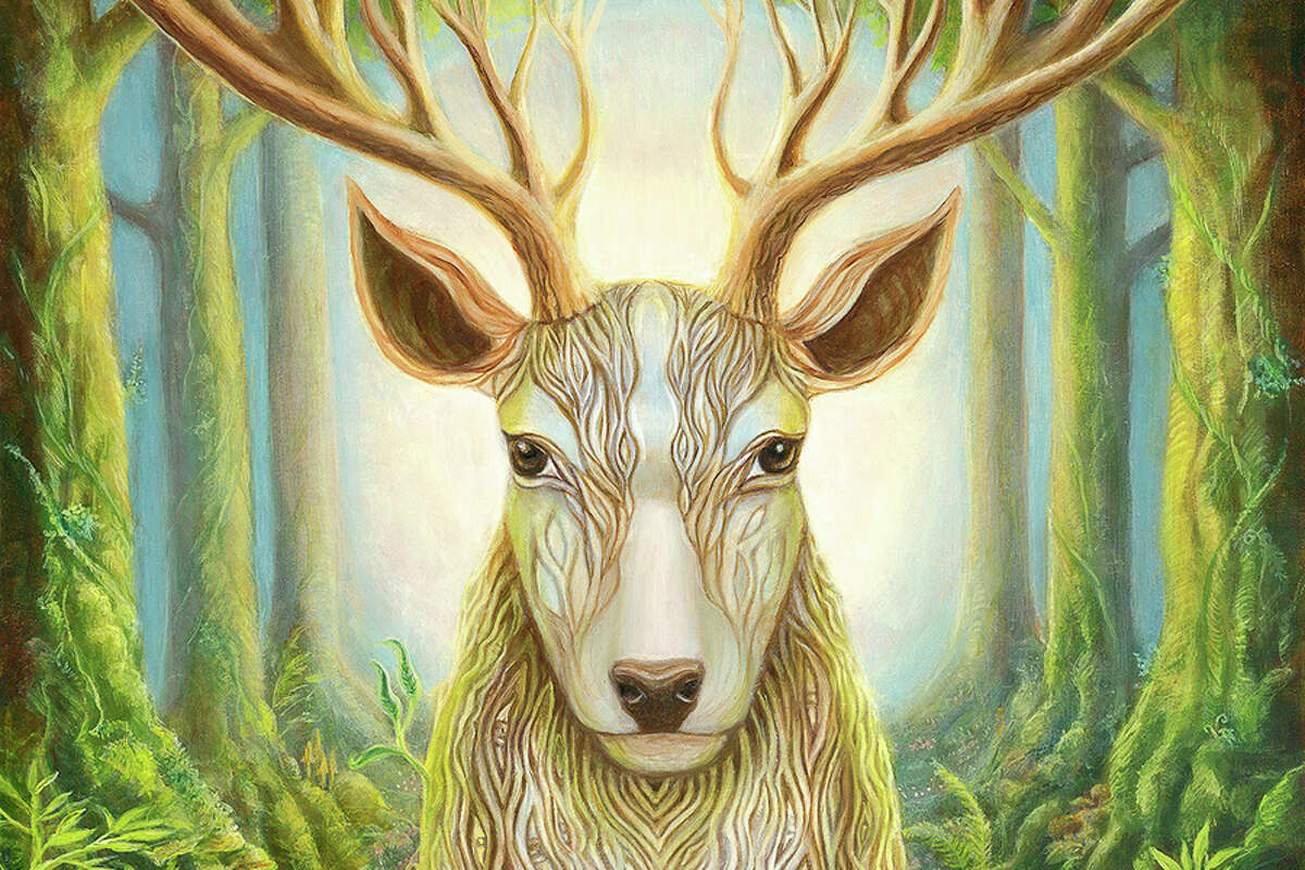 Deer Totem by Hadley Seymore