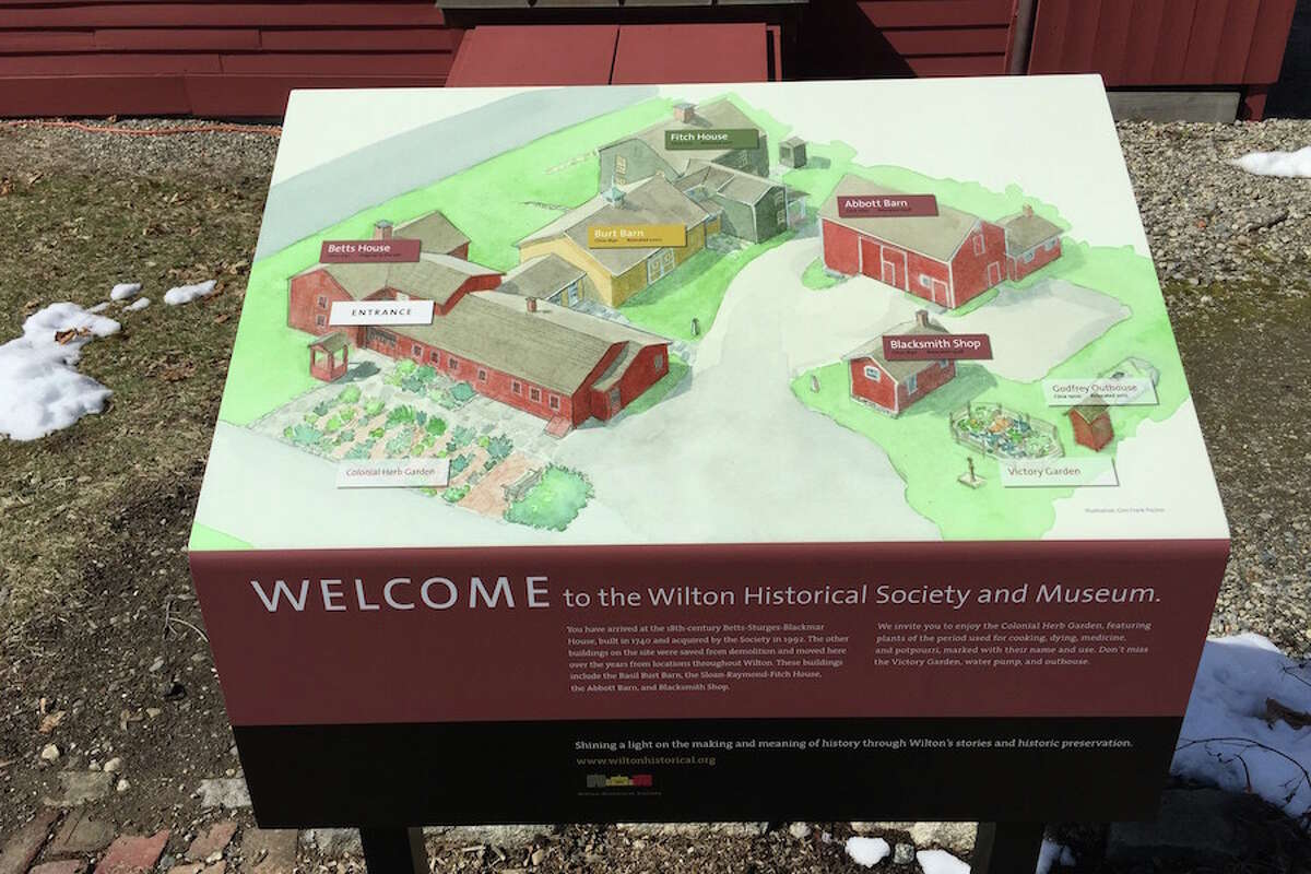 A sitemap helps visitors make the most of their visit to the Wilton Historical Society.