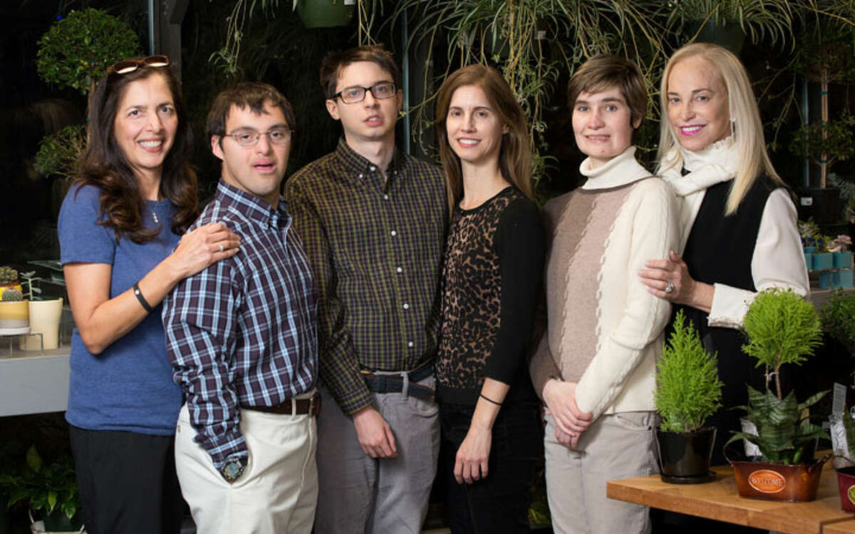 Spring for Abilis Gala co-chairs with their children: Bibi Clarke and her son Danny of Greenwich; Daniella Mini and her son Diego of Greenwich; and Fran Cohen and her daughter Ali of Weston.