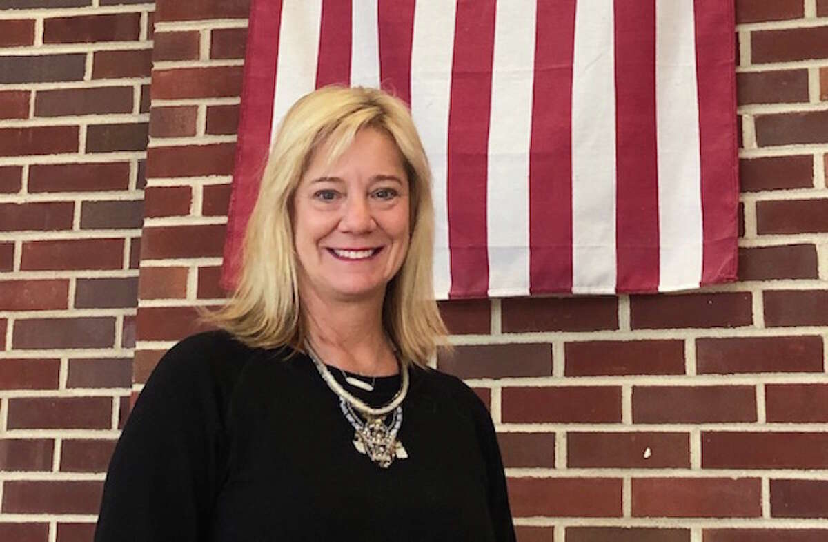 Wilton resident Lucy Berry has come up with a plan to honor veterans in Darien, where she is a school teacher. — contributed photo