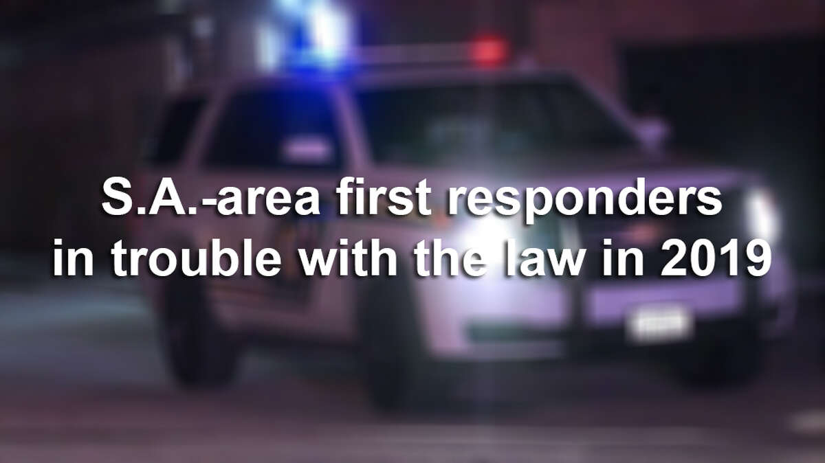 Click ahead to read more about San Antonio-area first responders in trouble with the law in 2019.