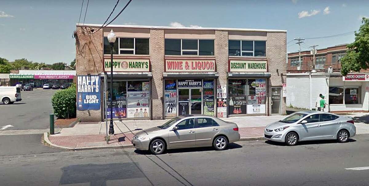 Happy Harry’s Wine and Liquor at 956 Dixwell Ave. in Hamden, Conn., seen in this Google streetview screenshot. The establishment was recently referred to the Liquor Control Division after selling alcohol to a someone under the age of 21.