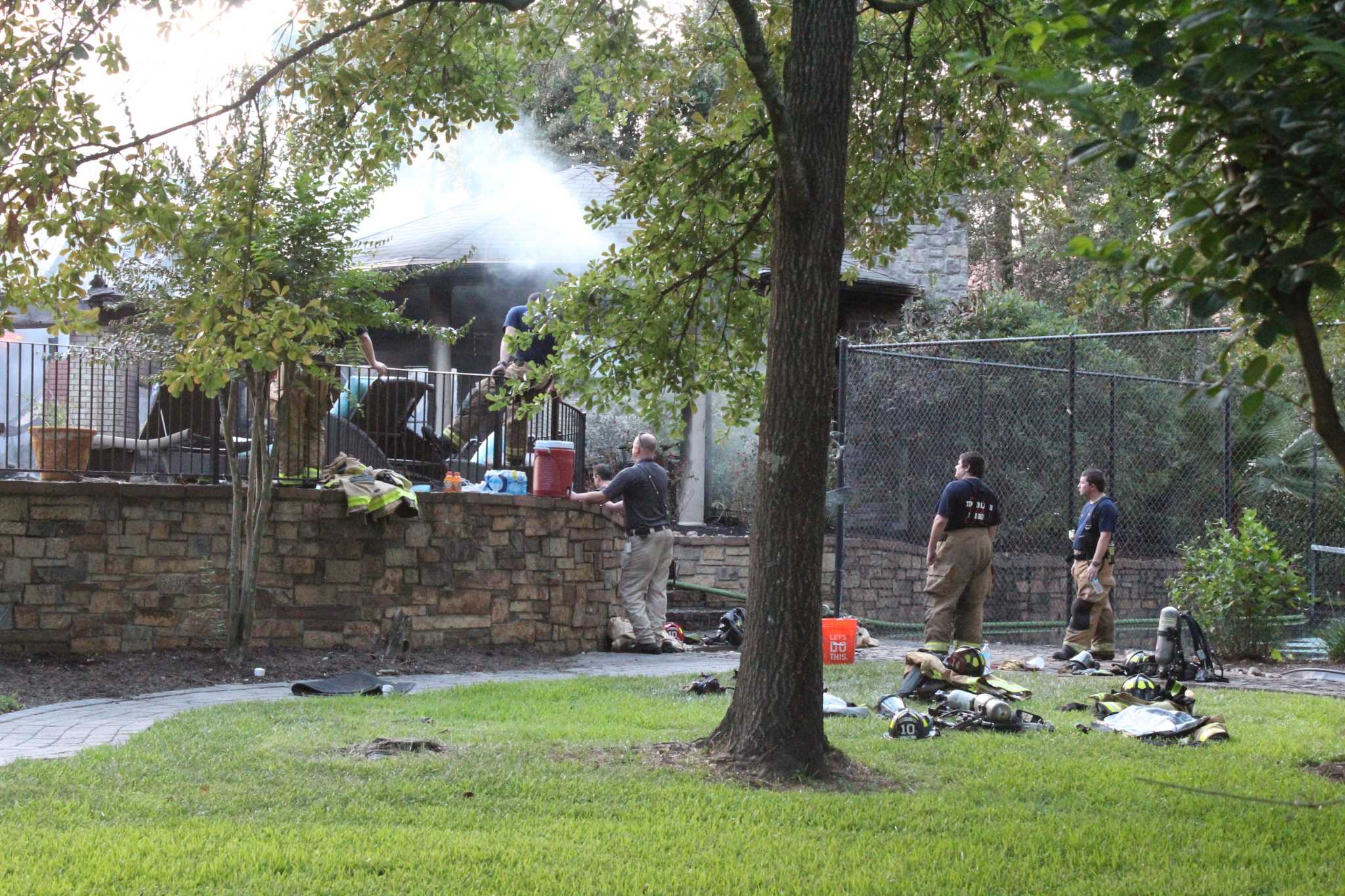 Fire Marshal Spray paint fumes ignited, causing mansion fire in The