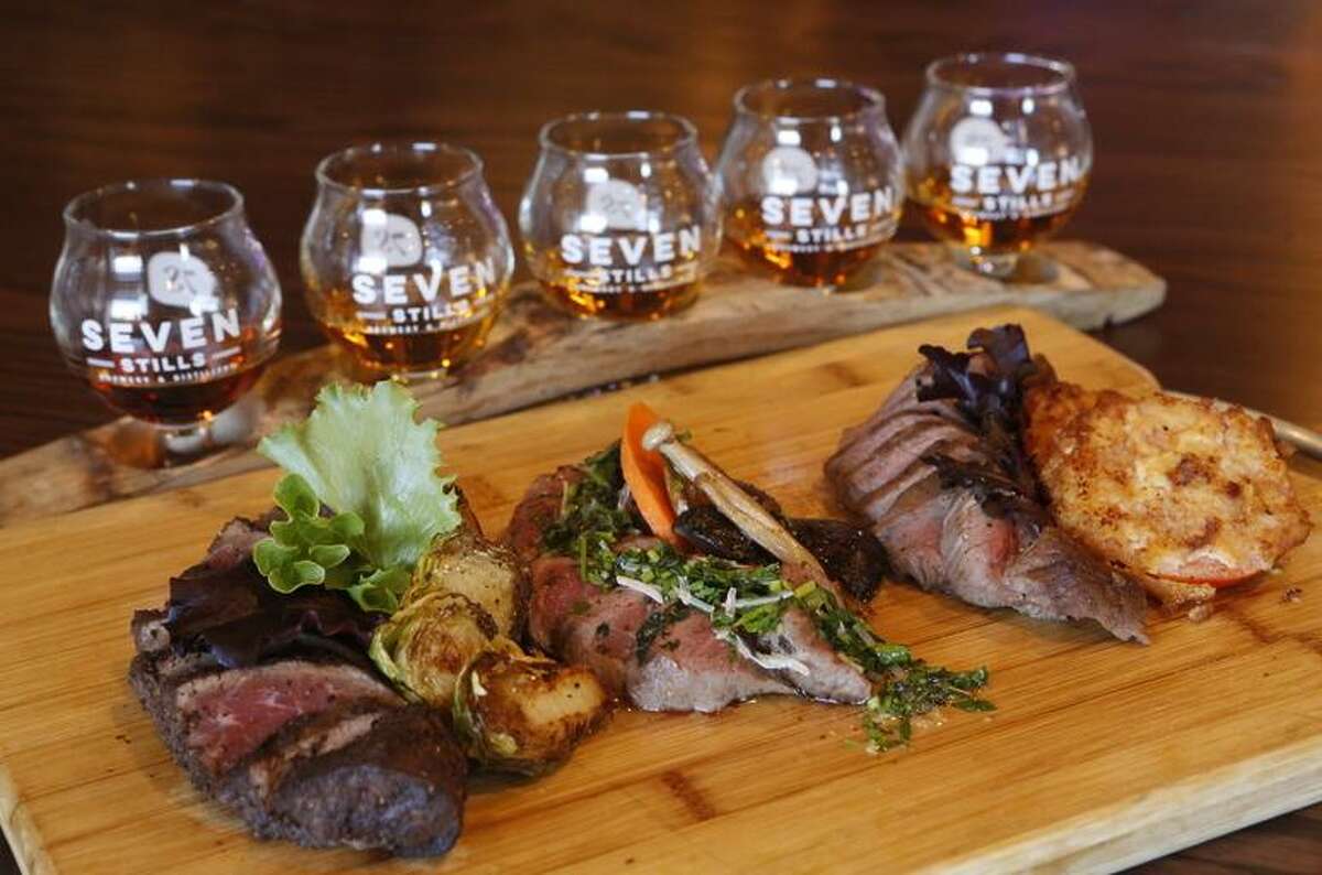 Seven Stills plans food at its new taproom, like its whiskey flight and beef pairing at its Nob Hill site.