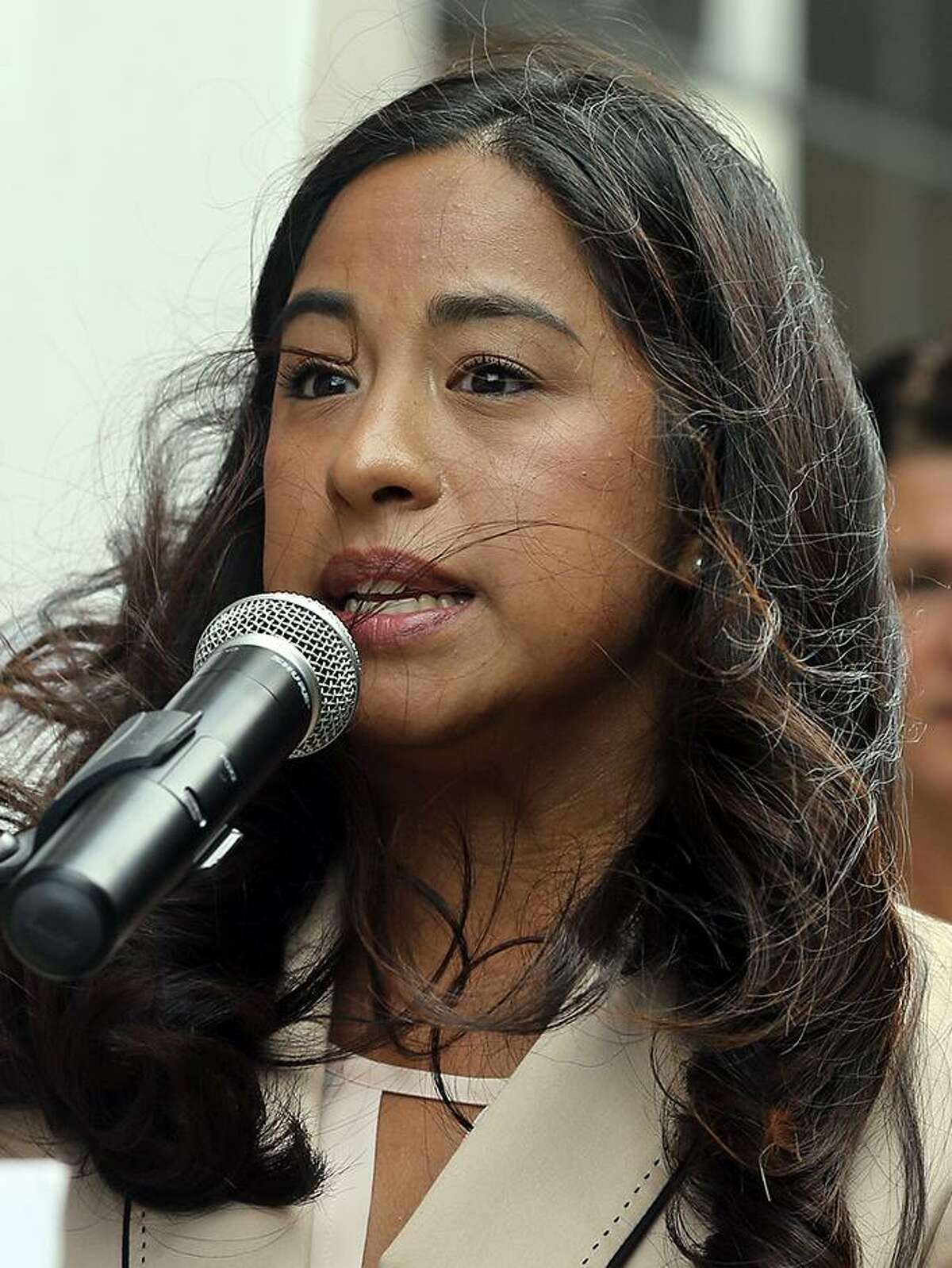State Board of Education member Marisa Perez speaks in 2013.