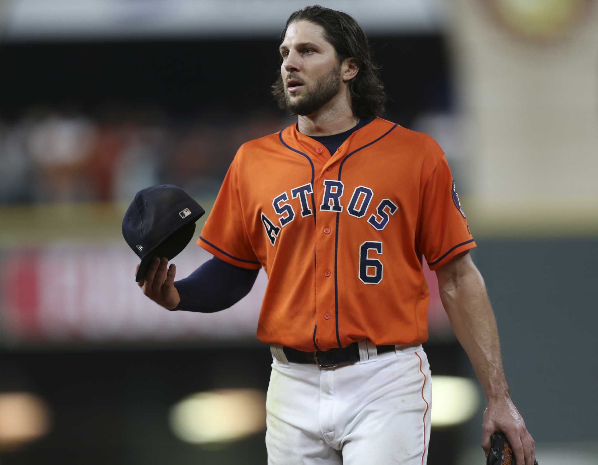 With Gerrit Cole's help, George Springer gave his bat a kiss after