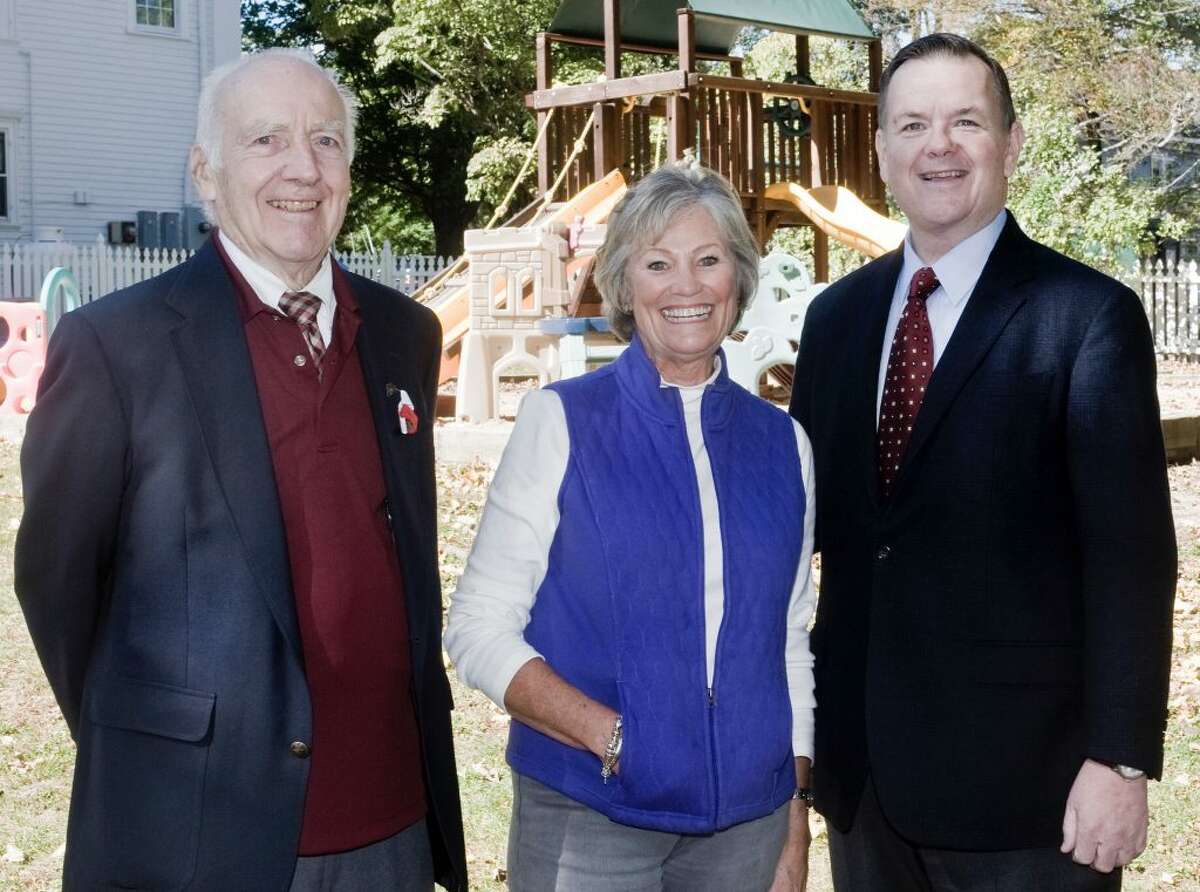 From left to right: Robert Tulipnani, Bette Speilman and Rep. John Frey. - Scott Mullin photo