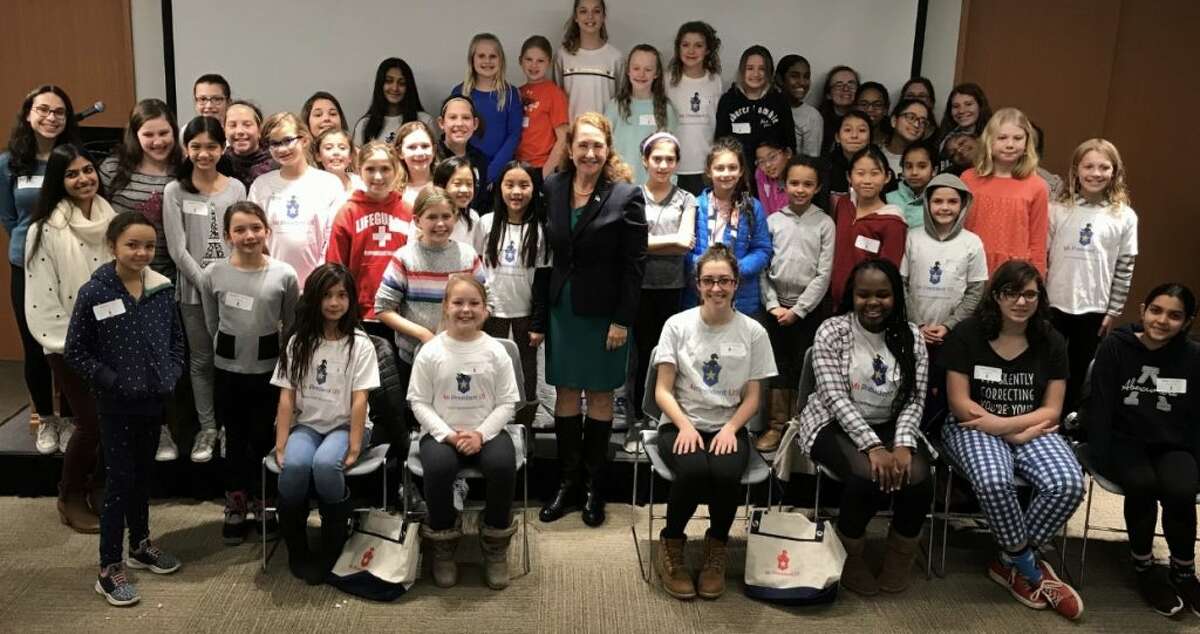 Rep. Elizabeth Esty and members of Ms President US.