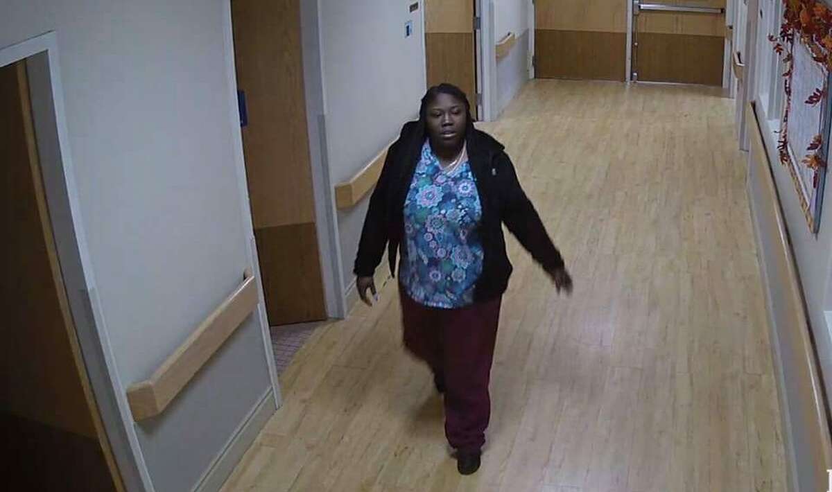The Ridgefield Police Department released this surveillance photo of a woman they suspect of having stolen two wallets from a healthcare facility in town. Anyone with information on the crime should call 203-431-2794.