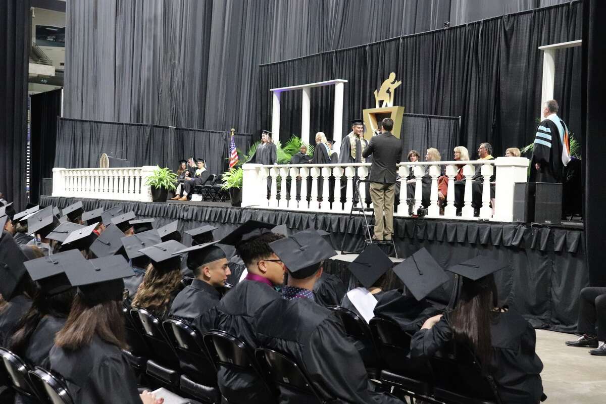 Photos Harlan High School graduates its first senior class