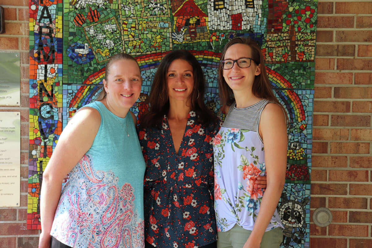 Farmingville Elementary School third grade teachers Christine Parsons, Emily Casolo and Beth Zawatski will be honored with the Anna Keeler Teaching Award at the Keeler Tavern’s Fall Party Sept. 29. The three teachers worked with the history center to develop a new program called Early Settlement that uses the museum as a classroom extension.