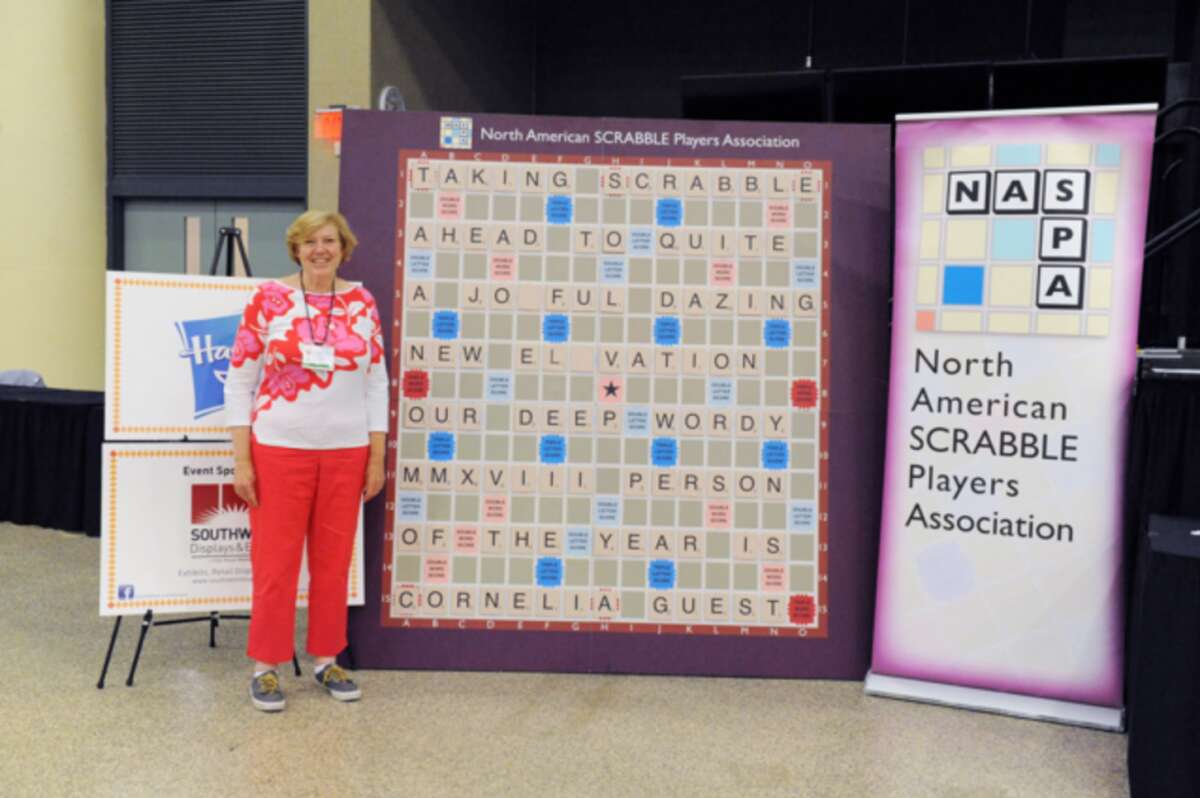Cornelia Guest, a Scrabble coach at the Ridgefield Library, was named the North American Scrabble Players Association’s (NASPA) Person of the Year this summer.