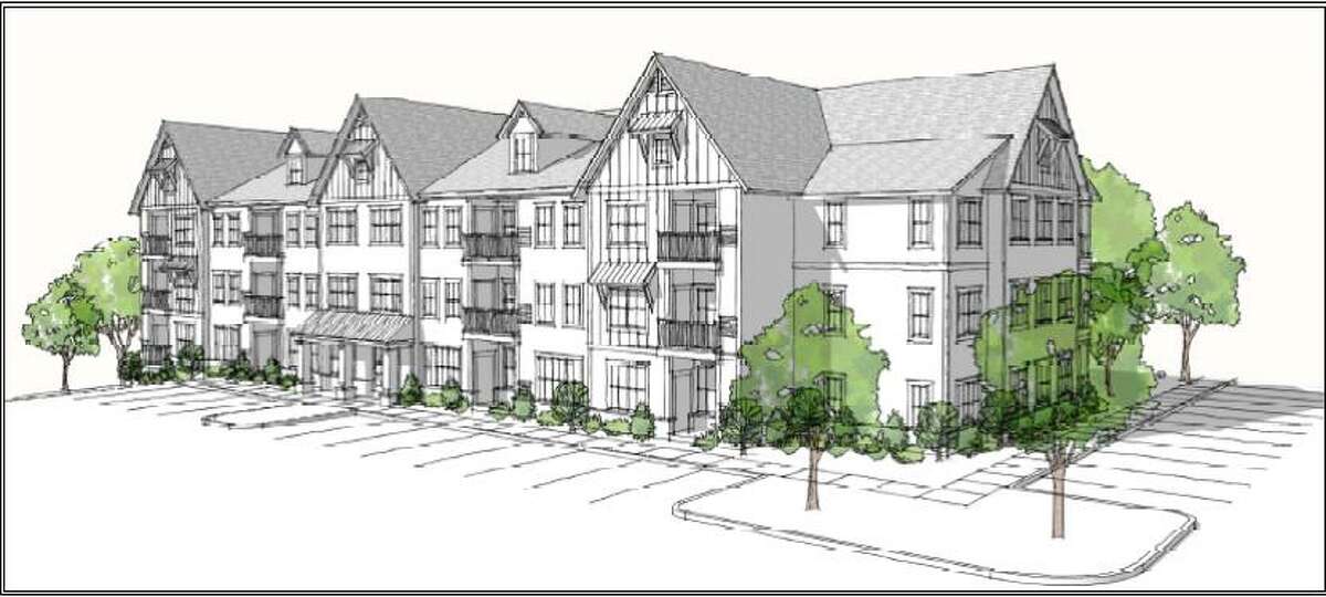A rendering of the 30-unit, 45-bedroom, age-restricted affordable housing project that is being planned on a little over three acres off Danbury Road.