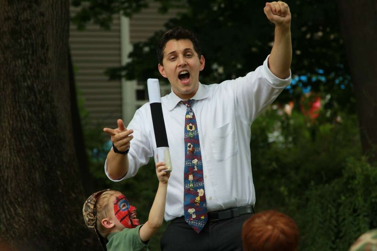 Magician Nemzer, back by popular demand, will again be drawing young assistants from the audience at this year’s Nutmeg Festival.