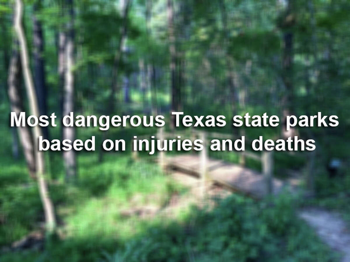 Click through to view the most dangerous Texas state parks. Based on data collected by Texas Parks and Wildlife Department between September 2017 and August 2018.