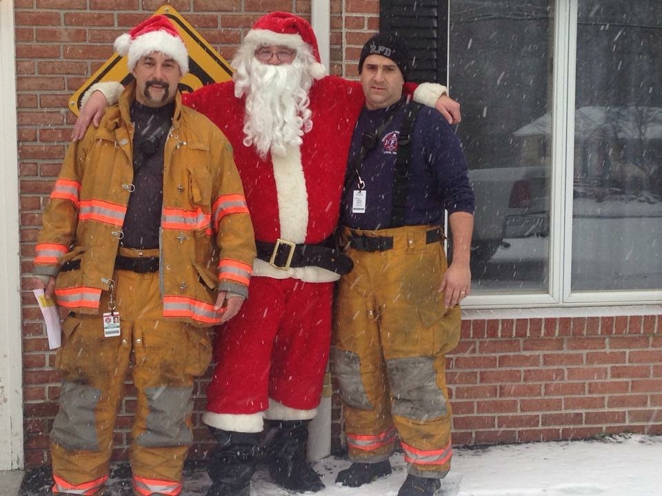 Santa fire truck visits raise more than just spirits