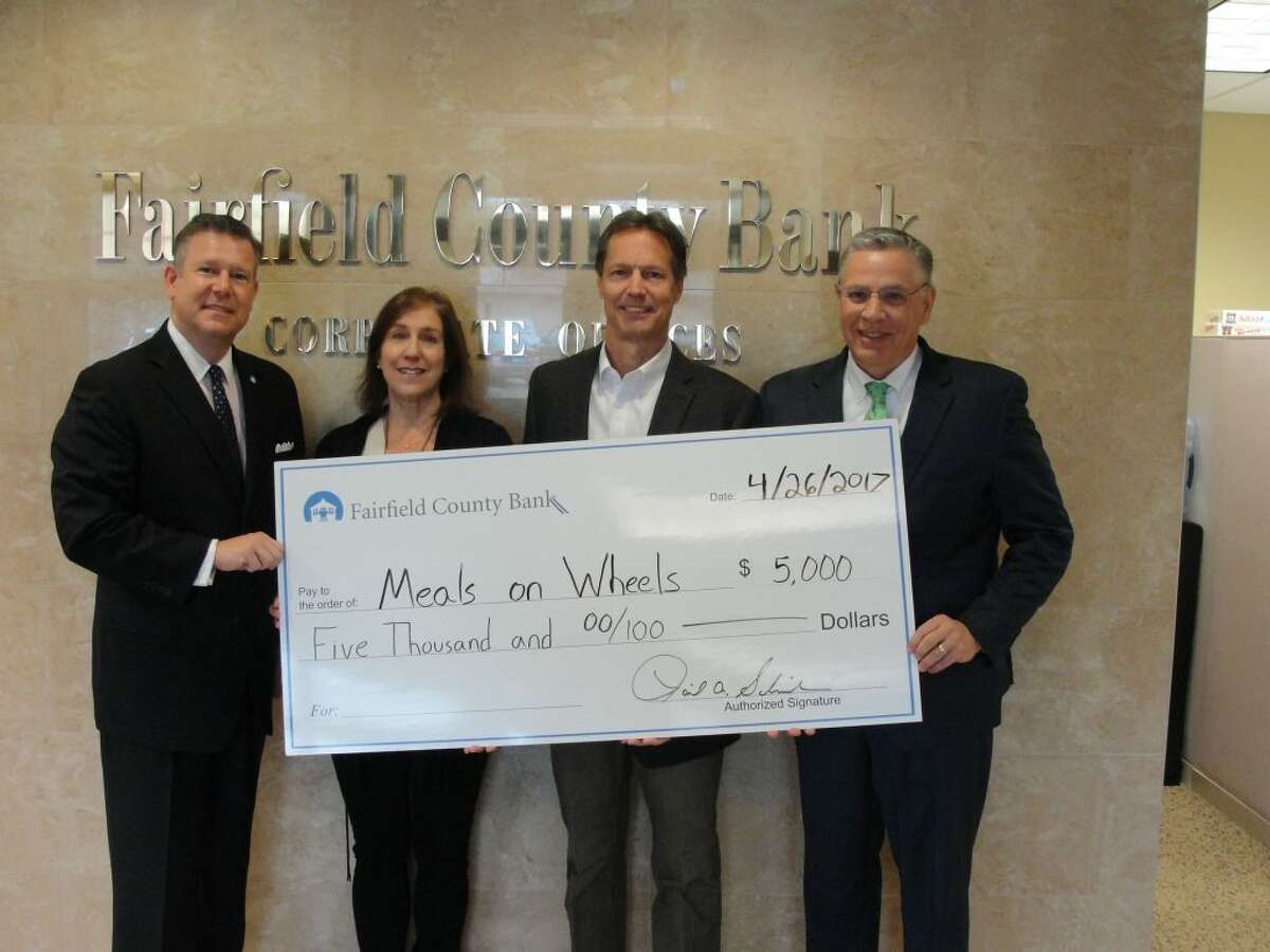 Fairfield County Bank donates 5,000 to Meals on Wheels