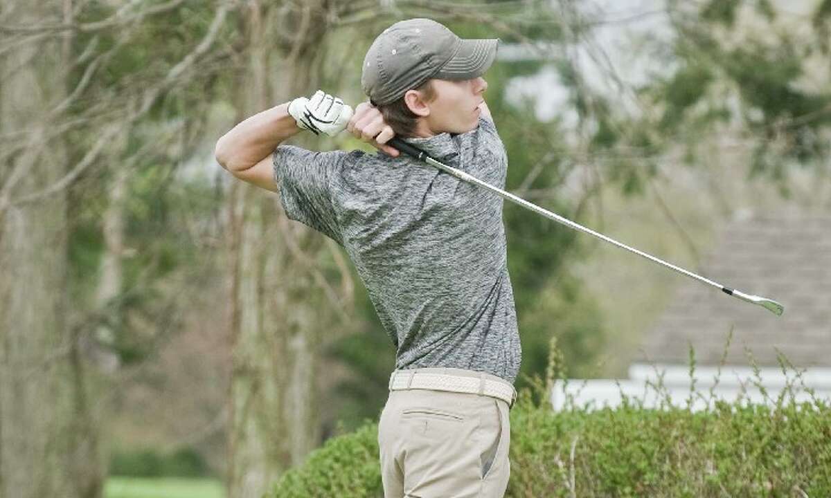 Senior Oliver Frossell is one of several returning starters for the Ridgefield High boys golf team. - Scott Mullin photo