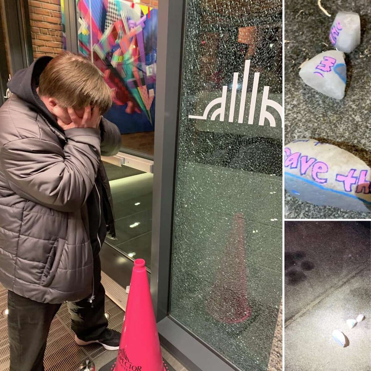 The Prospector Theater was the target of vandalism Friday night while Prospects were at work inside the nonprofit organization dedicated to providing meaningful employment to adults with disabilities.