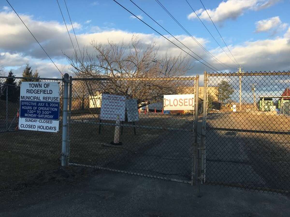 Strong winds have caused damaged at the Ridgefield Transfer Station. - Steve Coulter / Hearst Connecticut Media